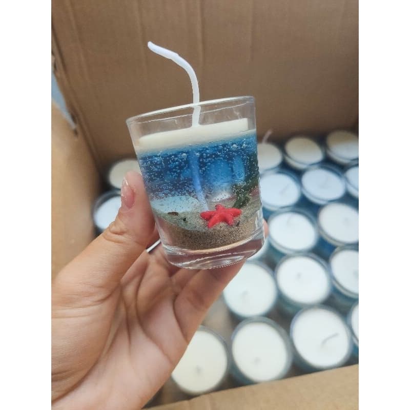 Vela aromatica mar azul 70ml/ fundo do mar