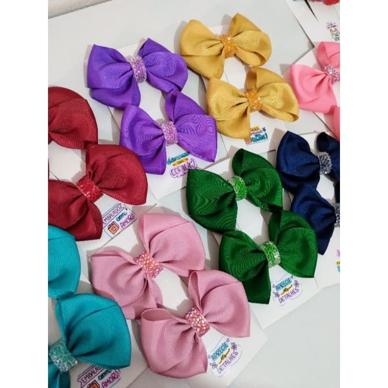 kit 10 de laços cruzado laço infantil, laço de menina, faixinhas de bebê.