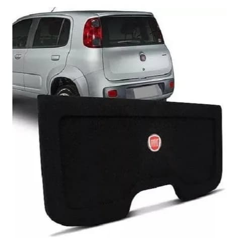 Tampão Porta Malas Tampa Traseira Fiat Novo Uno Vivace 2011 A 2021 Com Furo Falante 6x9 e Cordinha