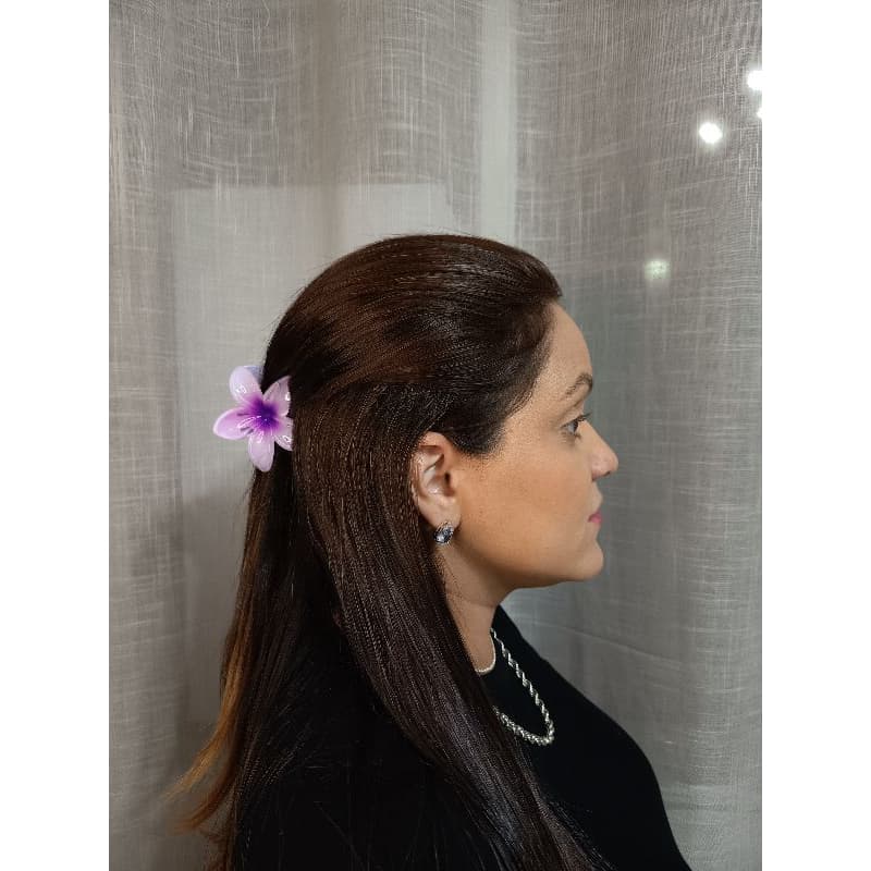 Presilha Grampo Flor Acrílico De Cabelo Feminino De Feriado De Praia Barrettes Acessórios