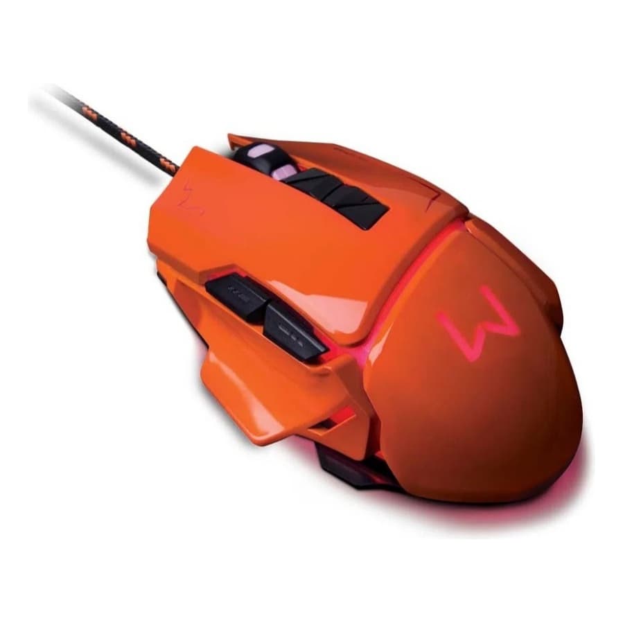 MOUSE GAMER 3200DPI LARANJA WARRIOR IVOR MO263