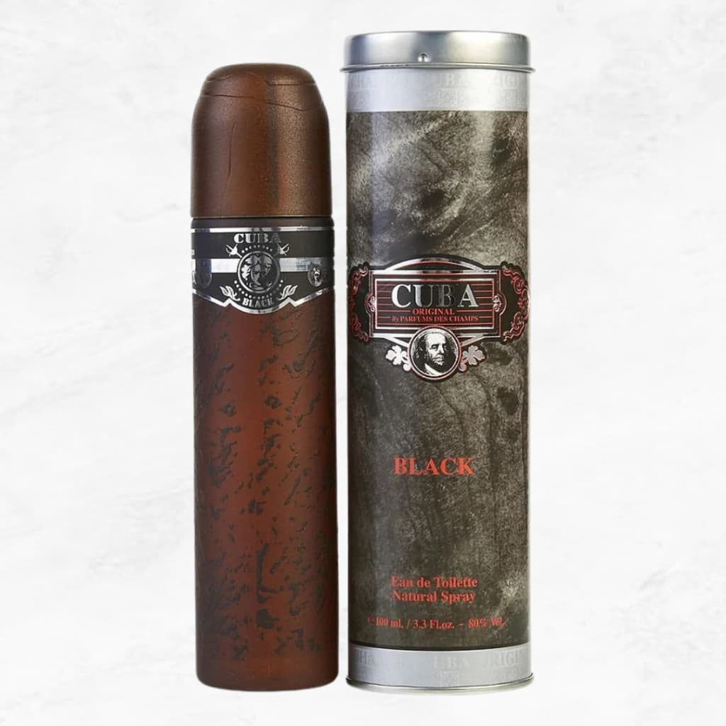 Perfume Cuba Black Masculino Original Importado 100ml Cuba Paris Edt com Nota Fiscal