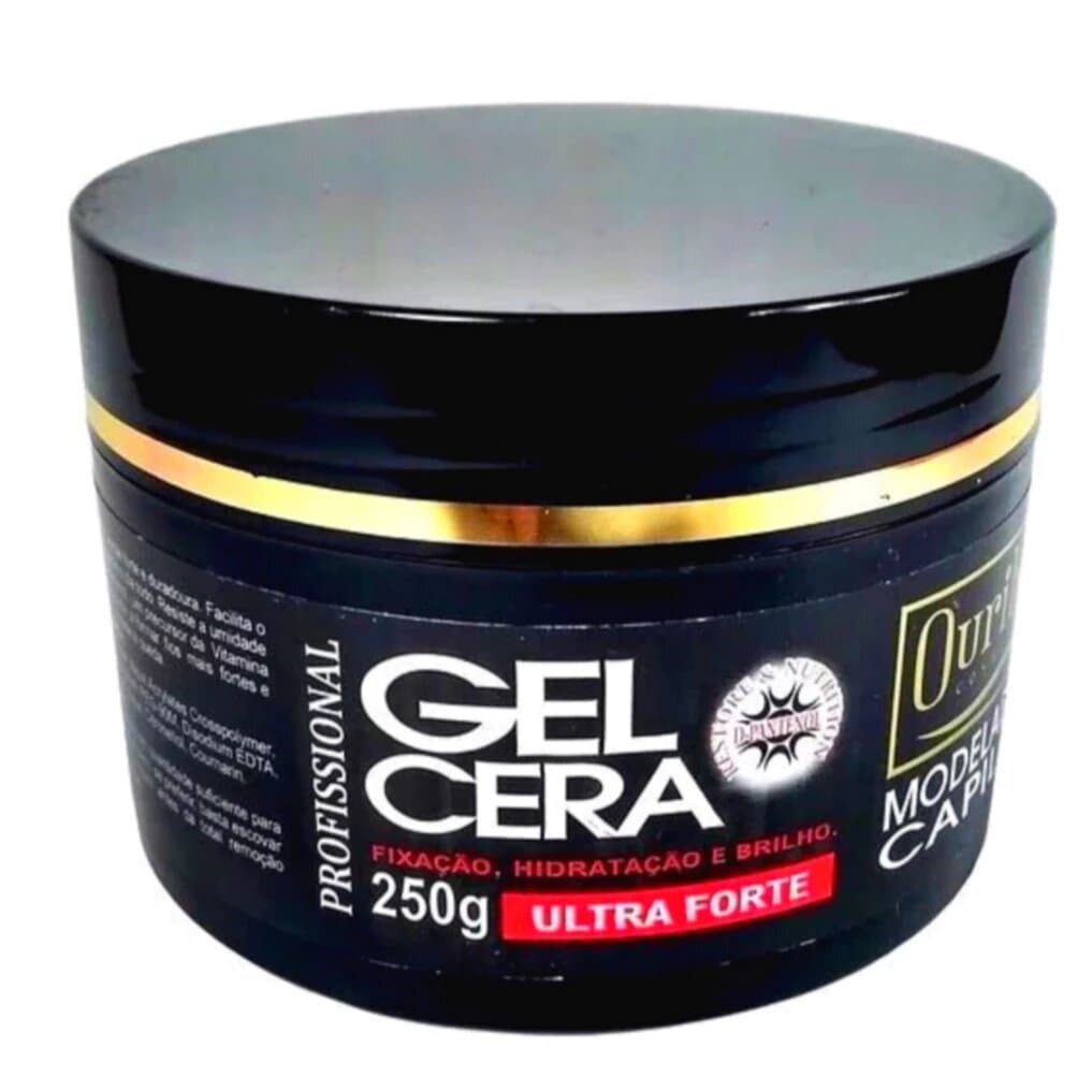 Gel Cera Ultra Forte Modelador Capilar Ouribel 250g