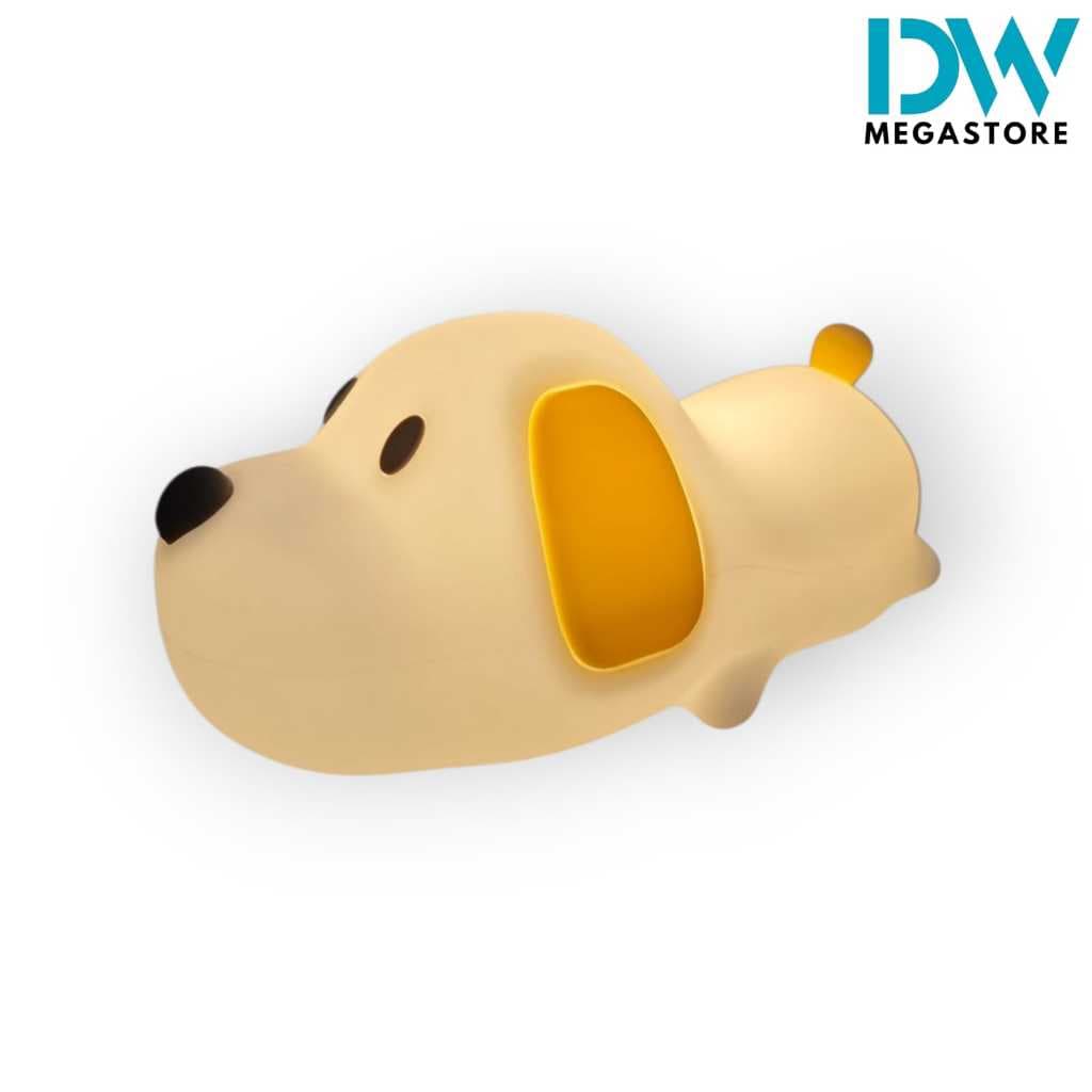 Luminária LED Cachorrinho Multicolorido Recarregavel USB