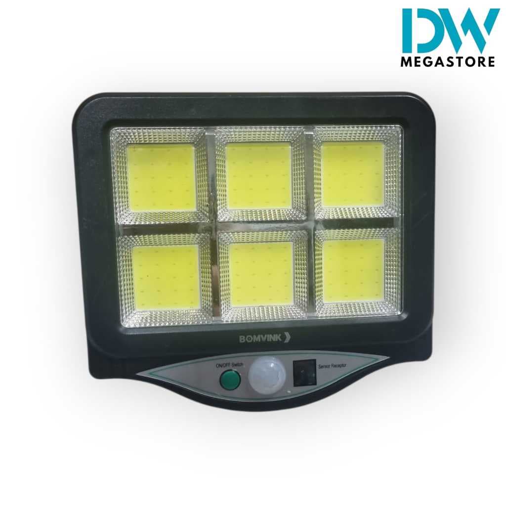 Luminarária Solar com Sensor de presença com Ativa movimento e Controle Remoto Alta Potência