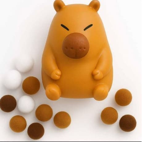 Squishy Capivara Anti Stress - Brinquedo Sensorial Relaxante Macio Divertido