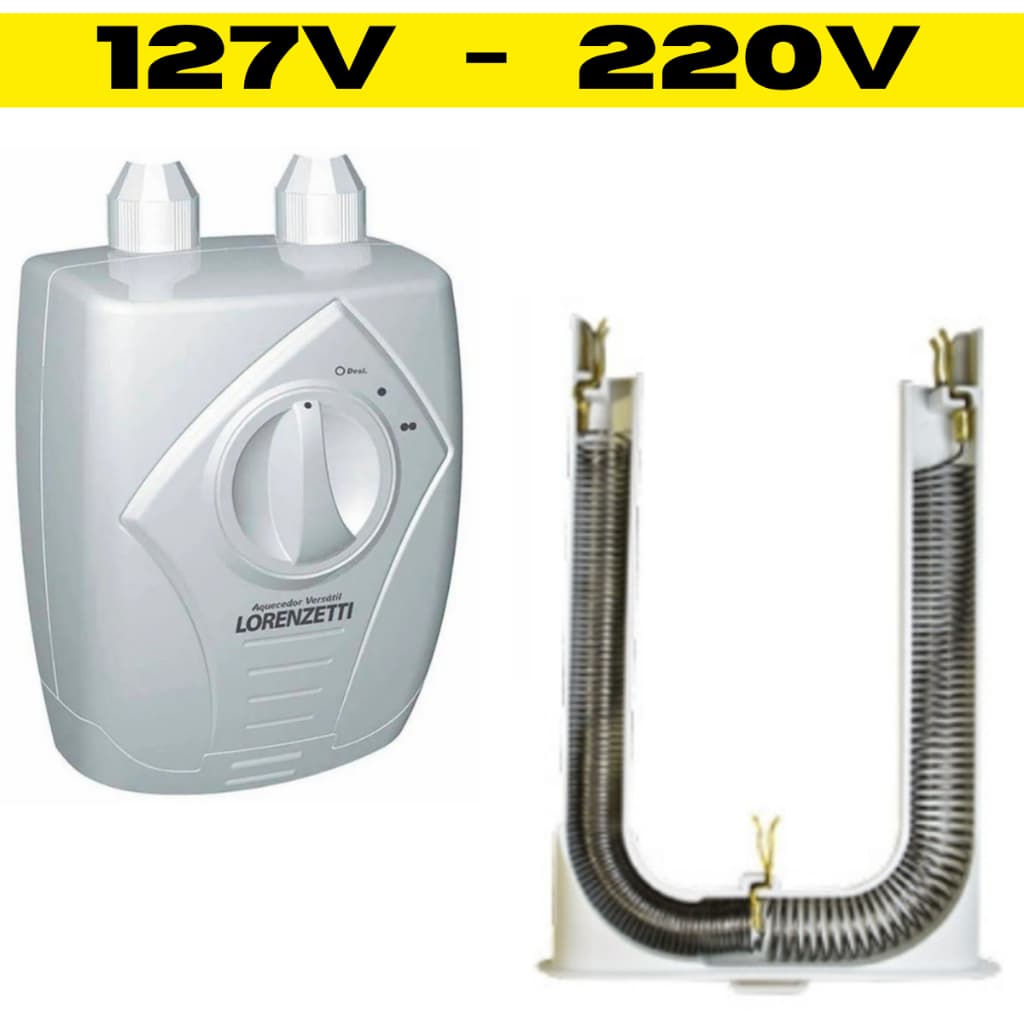 Resistência Aquecedor Lorenzetti Versátil 127v 5500w 220v 6400w Similar