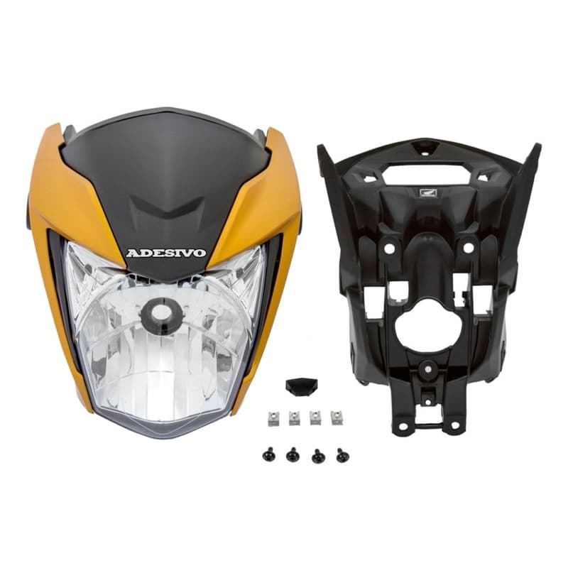 Kit Farol Frente Completa Aranha Honda Cg Titan 160 Cores 2024 ( PEÇAS NOVAS COM MINIMOS DETALHES)