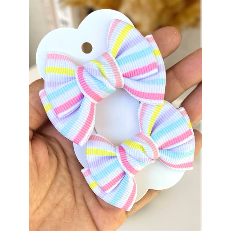 Parzinho cabelo infantil menina sobreposto