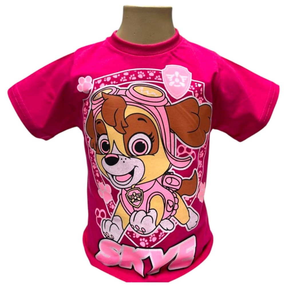 Camiseta Infantil Manga Curta 100% Algodão - Skye