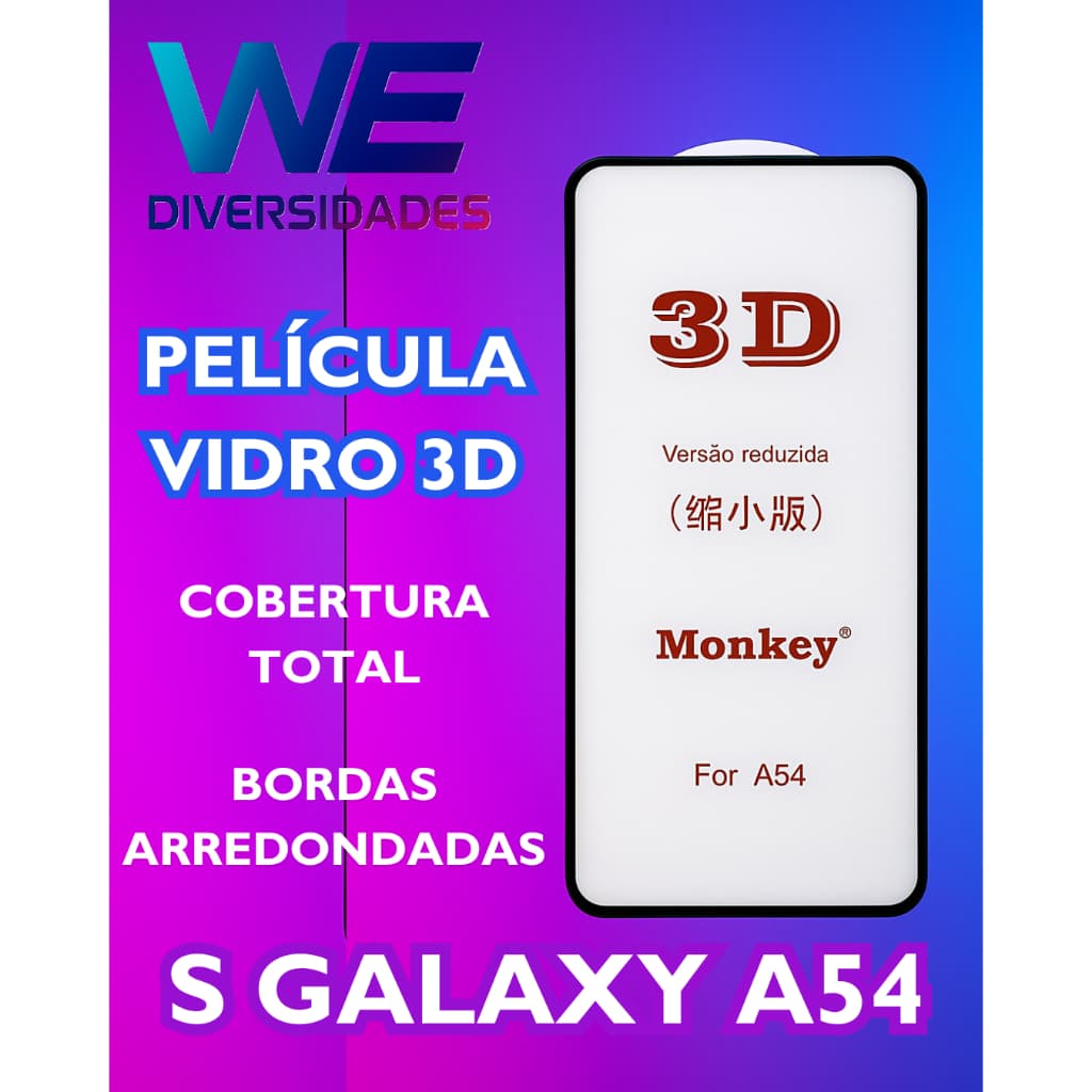 Samsung Galaxy A54 Película Vidro 3D