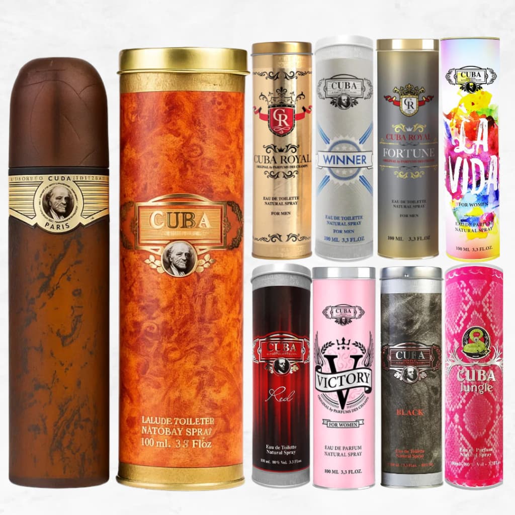 Perfume Cuba Paris Importado 100ml Original com Nota Fiscal Escolha seu Modelo Masculino e Feminino