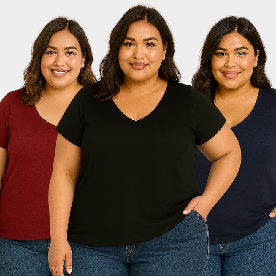 Blusa Feminina Plus Size em Viscolycre Premium