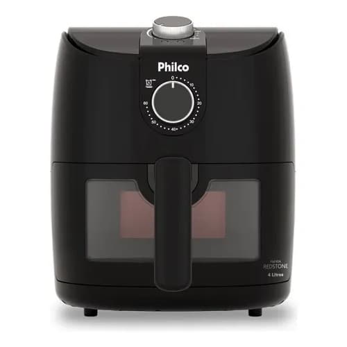 Fritadeira Air Fryer Philco PAF40A 4 Litros 1500W 127V com Revestimento Redstone – Preta