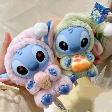 Boneco Stitch De Pelucia Caixa Surpresa Blind Box  Colecionável Chaveiro Fofinho