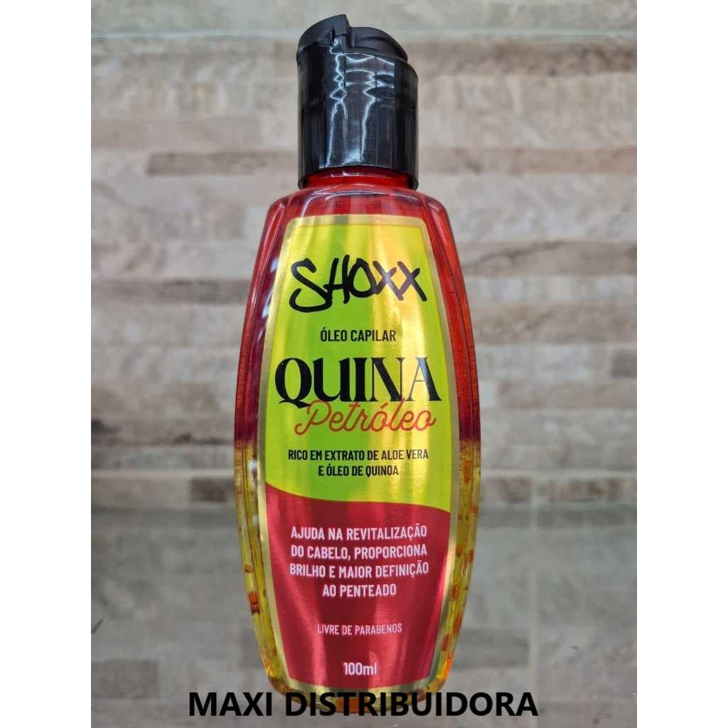 Óleo Capilar Quina Petróleo SHOXX  Brilho e Maciez e Definição ao penteado 100ml