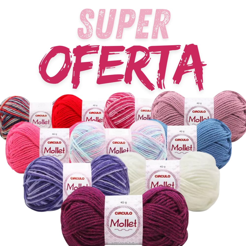 FIO LINHA LÃ MOLLET CIRCULO 40G