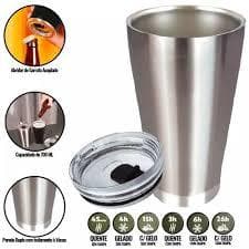 Copo Térmico Inox 700ml com Tampa MOR – Mantém Bebidas Quentes ou Geladas por Horas