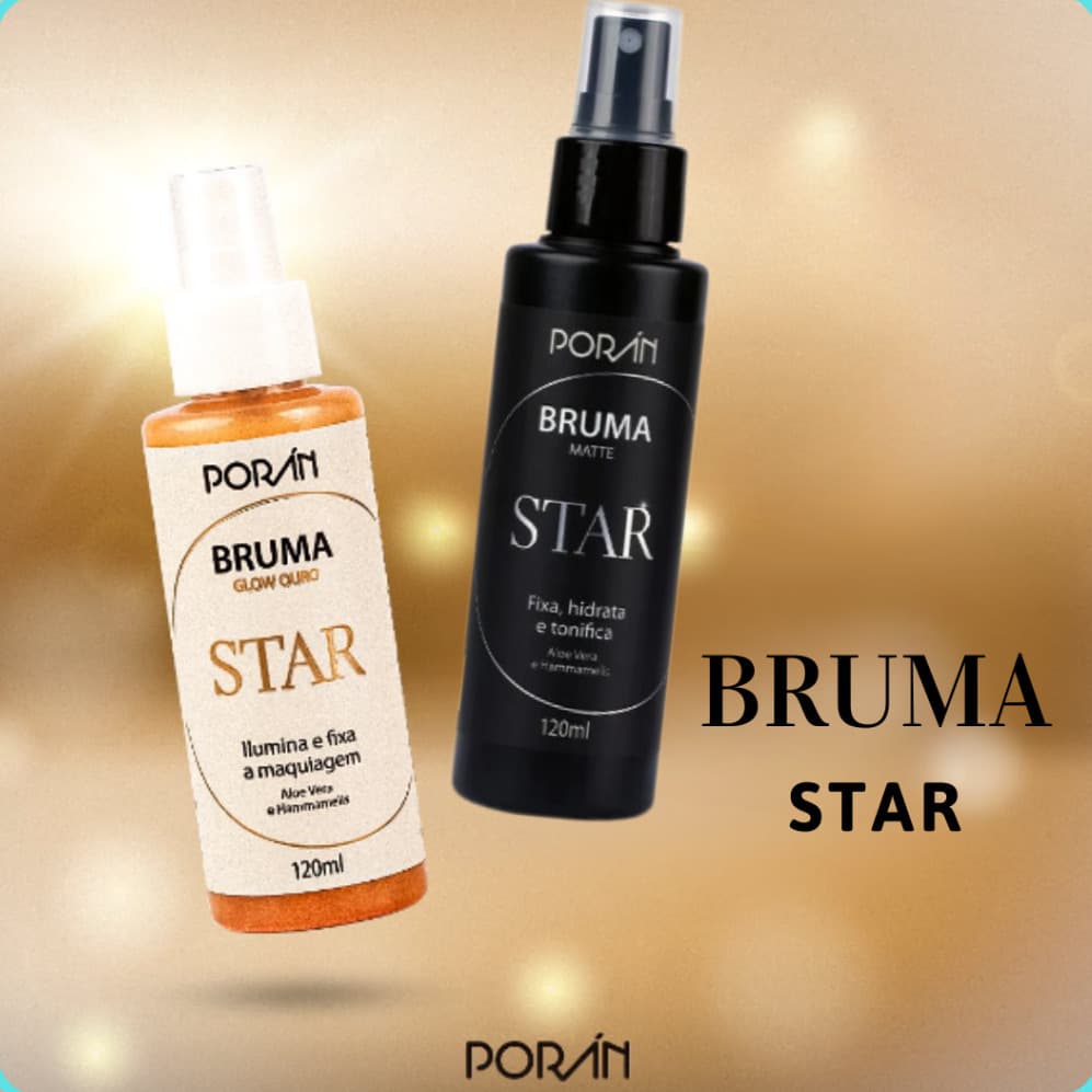Bruma Facial Star Matte e Glow Poran 120ml