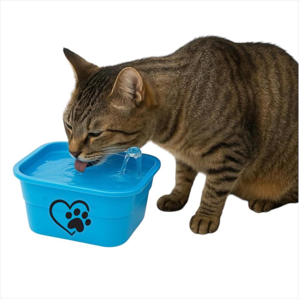 Fonte Bebedouro De Água Elétrico Gatos 1,7 Litros Bebedouro Pet Automático