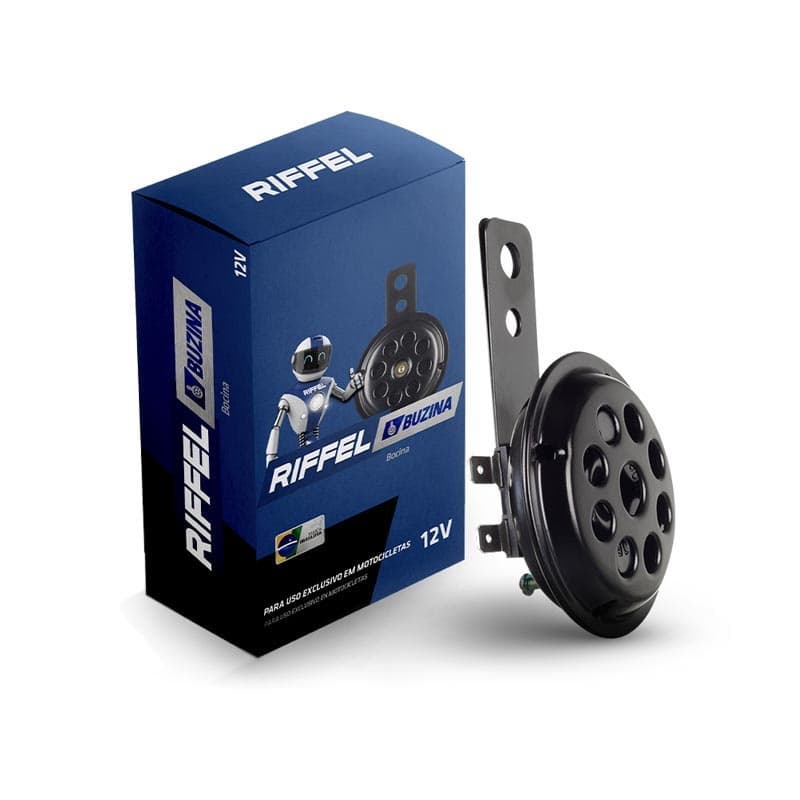 Buzina Riffel 12v Cg Titan 125 Fan 150 Nxr Bros 125 Biz Pop Ybr Factor Fazer Lander Xtz 125 Hornet Cb1000r - 88000