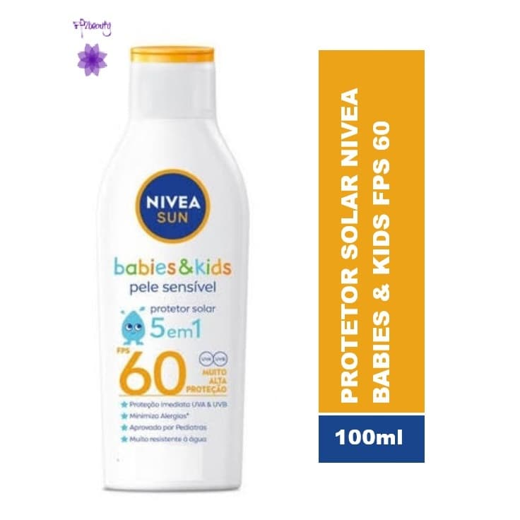 Protetor Solar Nivea Sun Babies & Kids Fps 60 Pele Sensível 100ml