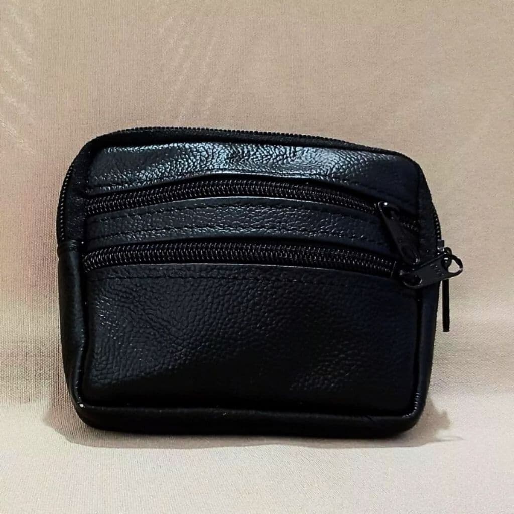 Porta Moedas e Documentos em Couro Legítimo Costura Resistente Excelente Durabilidade