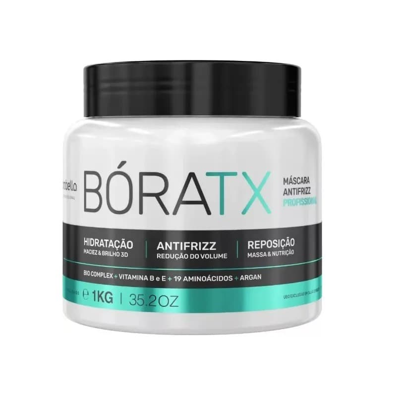 BORATOX 1KG BORABELLA ALISAMENTO TODOS OS TIPOS DE CABELO