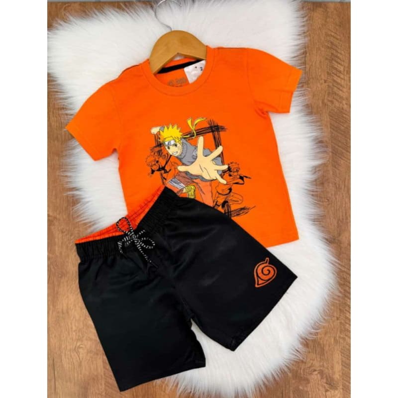 conjunto infantil de menino naruto