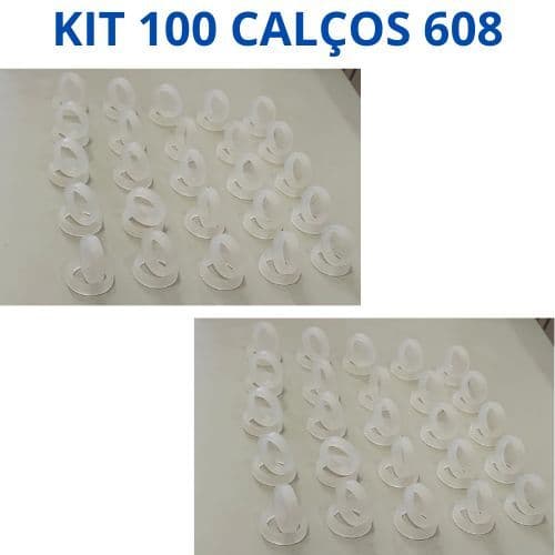 KIT COM 100 ALÇOS DE ROLAMENTOS 608  QUE  SUBSTITUI AS BUCHAS DE 8MM