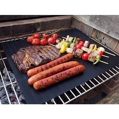 Manta de Teflon Para Grill e Churrasqueira Chapa Antiaderente Tapete Para Churrasco 40x33cm