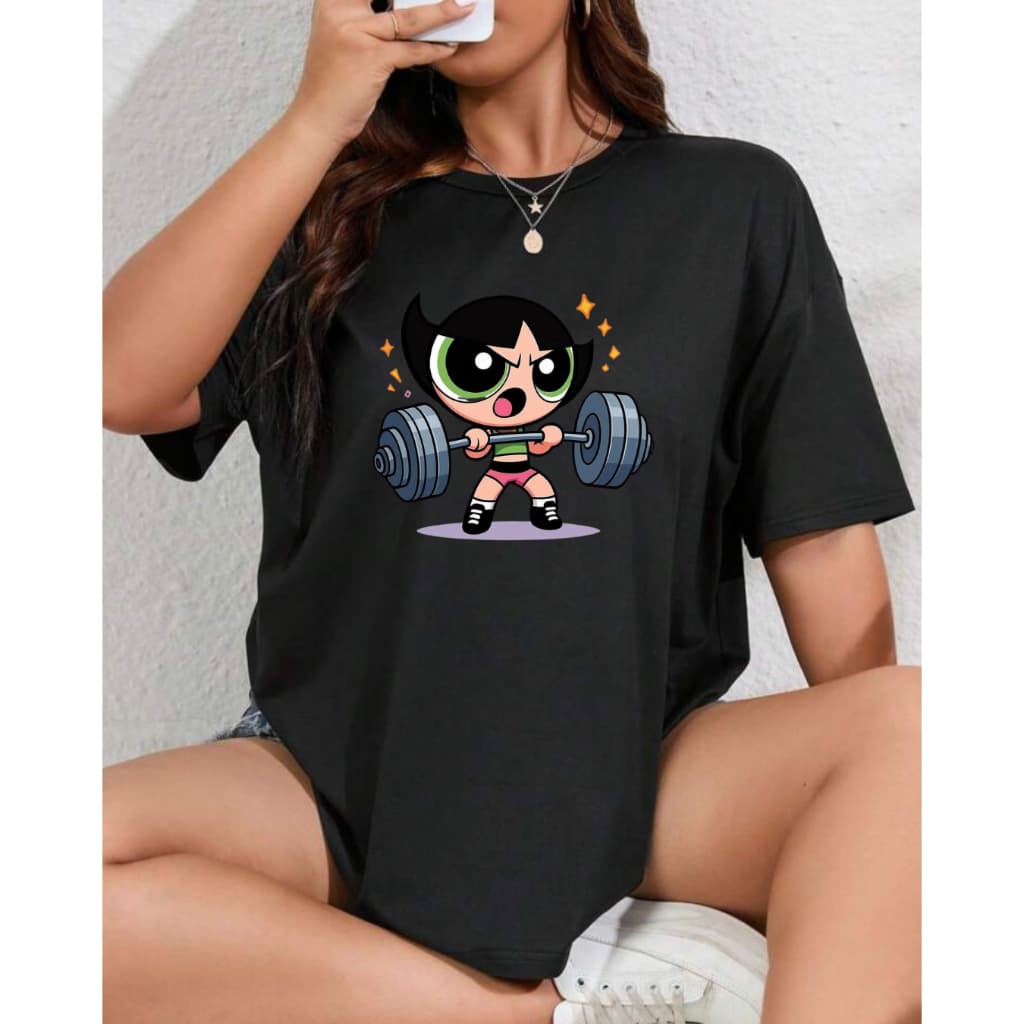 T-shirt Camiseta Blusao Feminina Gym Academia Treino blusa 100% Algodão - Tendência 2026 Lançamento