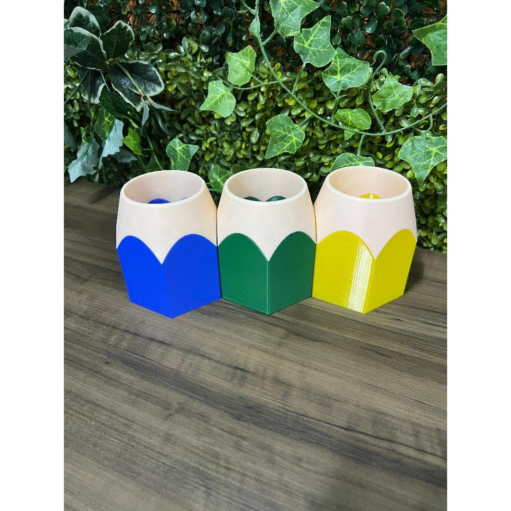 Porta trecos estilo caneta / decoração / utensílios / porta canetas / porta treco