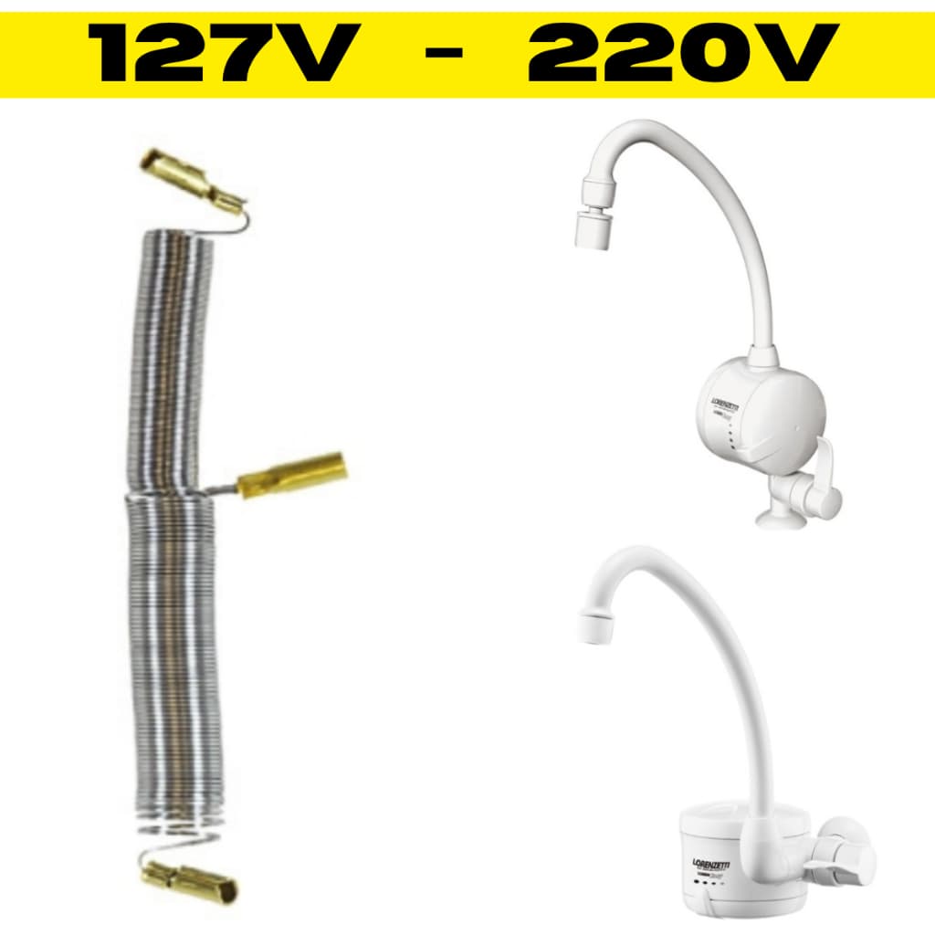Resistência Torneira Elétrica Loren Easy Lorenzetti 127v 4800w 220v 5500w Similar