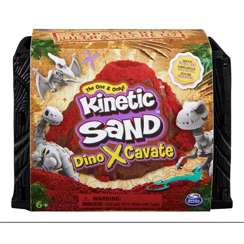 Ossos de Dinossauro Surpresa Dino X Cavate Kinetic Sand Sunny brinquedos