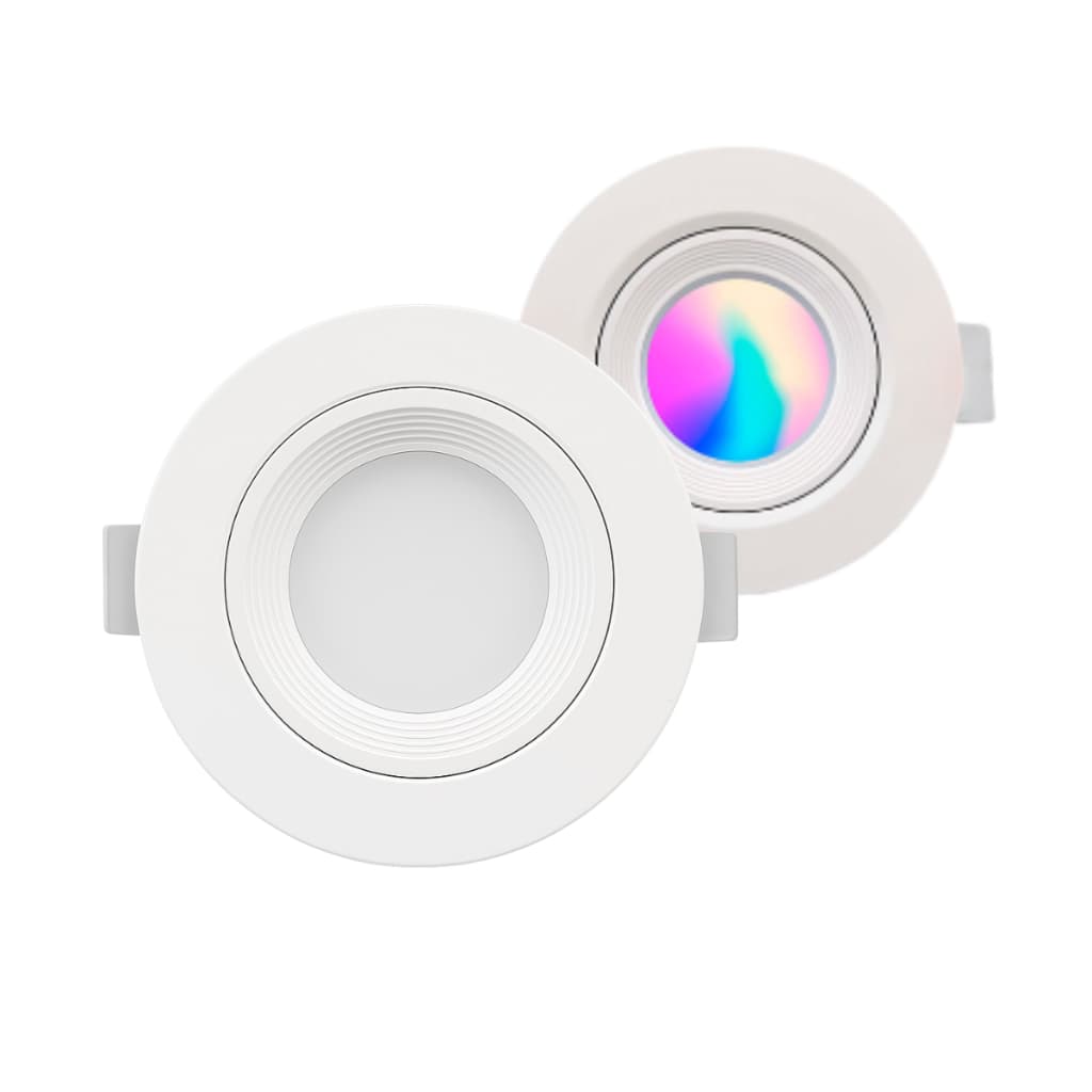 Luminária Spot LED Inteligente Wi-Fi 5W RGB Redonda Dimerizável Alexa Elgin