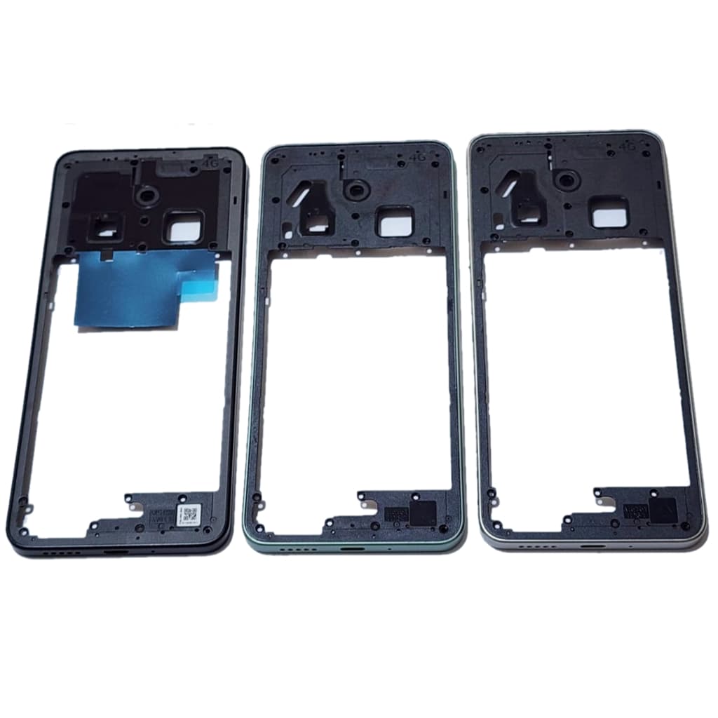 Carcaça aro lateral para POCO C75 - 2410FPCC5G, Com botões de volumem para reposição