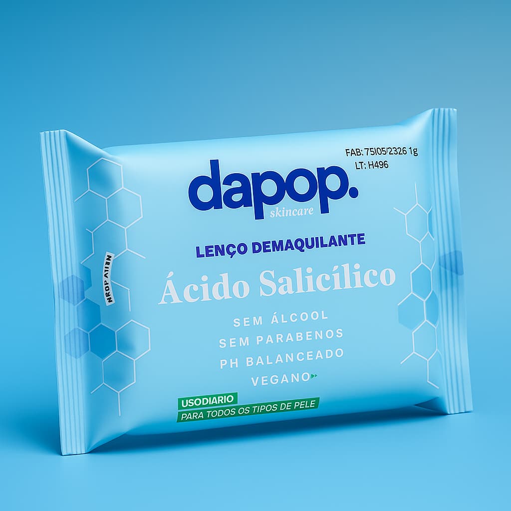Lenço Demaquilante Ácido Salicílico – Limpeza e Cuidado em um Só Passo"