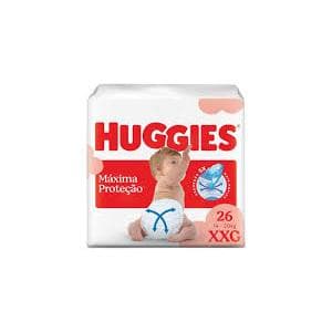 FRALDA HUGGIES MÁXIMA PROTEÇÃO MEGA XXG - 26 un