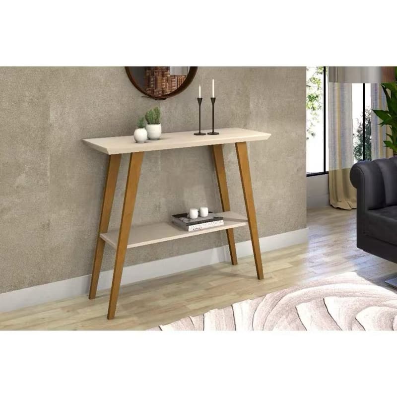 Aparador Cantinho do Café Sala / Cozinha Tampo MDF 25mm Maciço Pés de Madeira