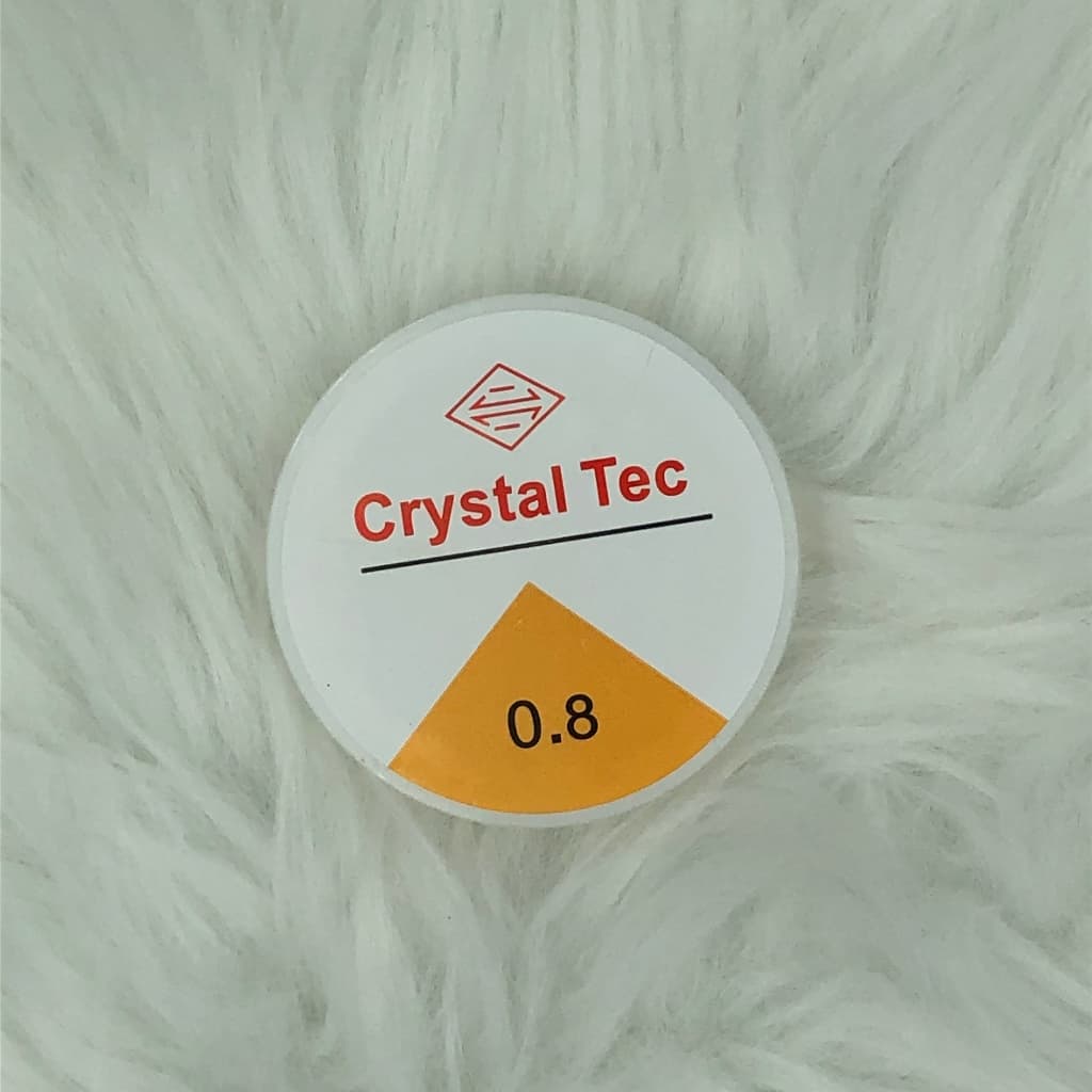 Fio De Silicone Elástico P/ Pulseiras - 0.8mm - 10 Metros