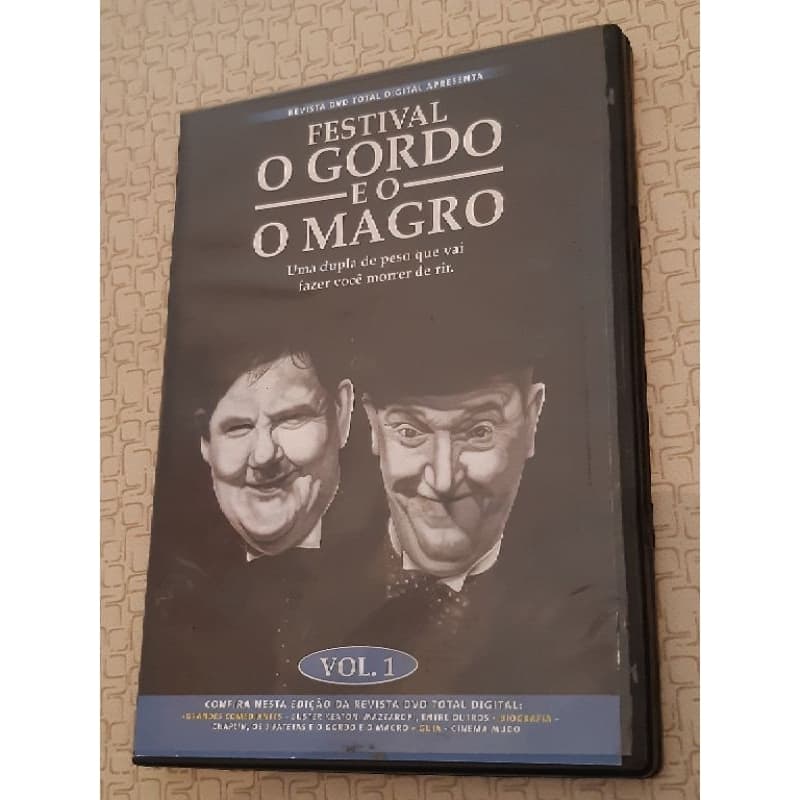 Dvd FESTIVAL O GORDO E O MAGRO VOLUME 1