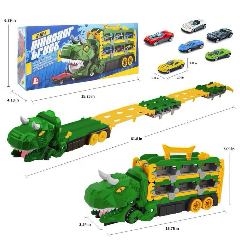 Caminhão De Engolir Dinossauro - A Diversão Está Garantida! 🚗  YM5500