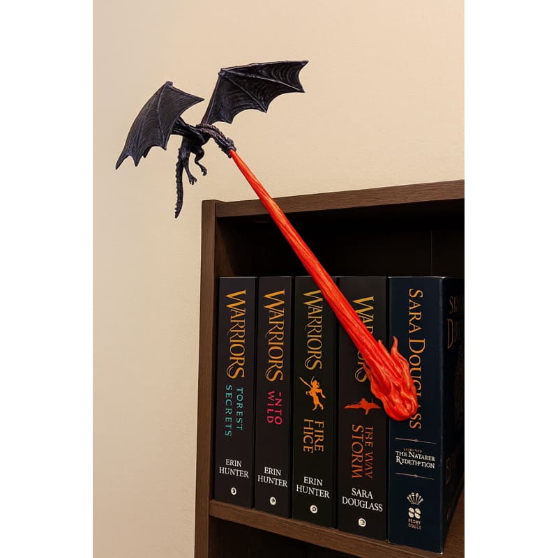Dragão Peça Decorativa de Livros Decoração Medieval - 3D