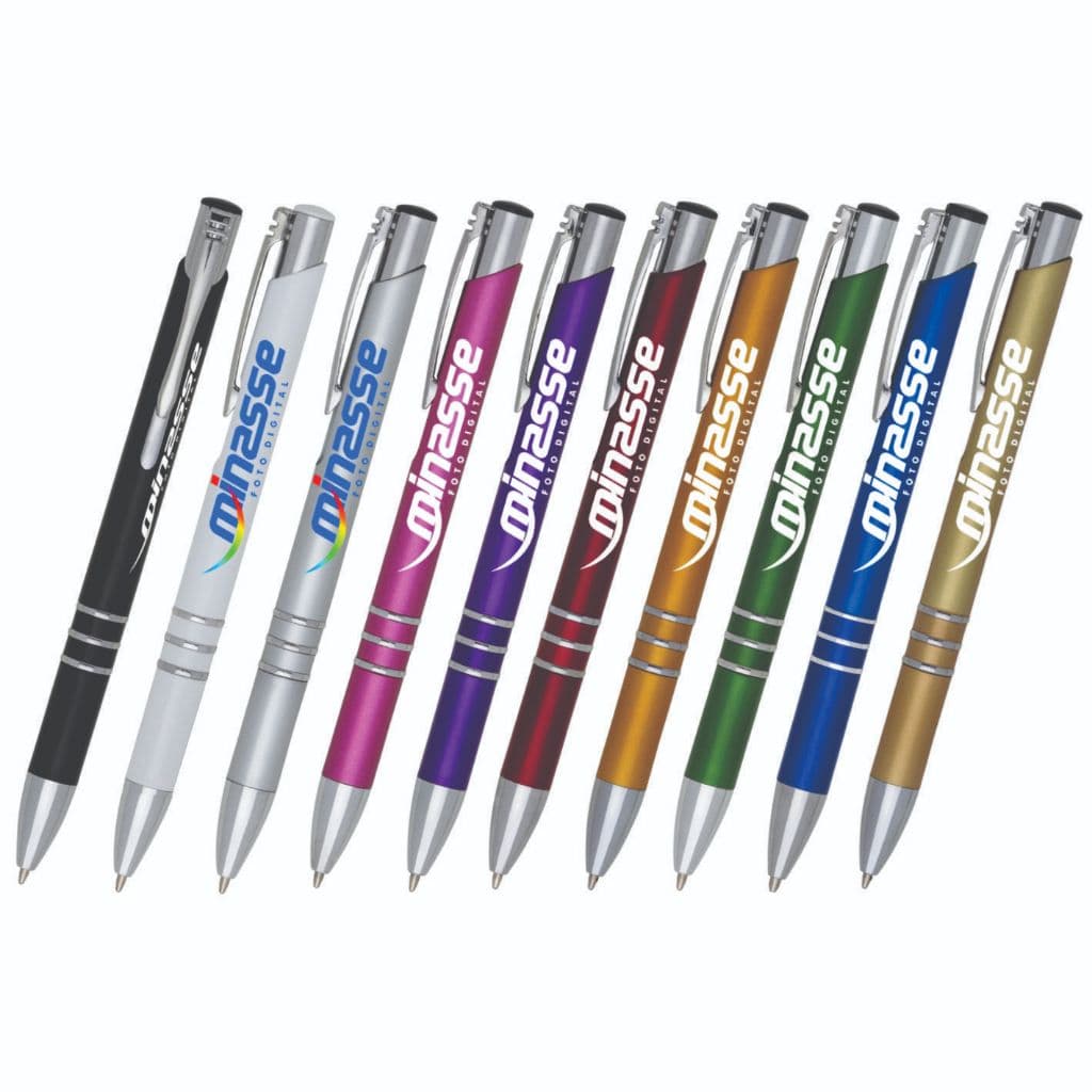 100 Canetas Mod 8578 Personalizadas - Impressao Colorida