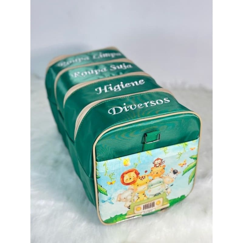 Bolsa para creche com divisorias( ATENÇÃO PRODUTO NÃO PERSONALIZADO)