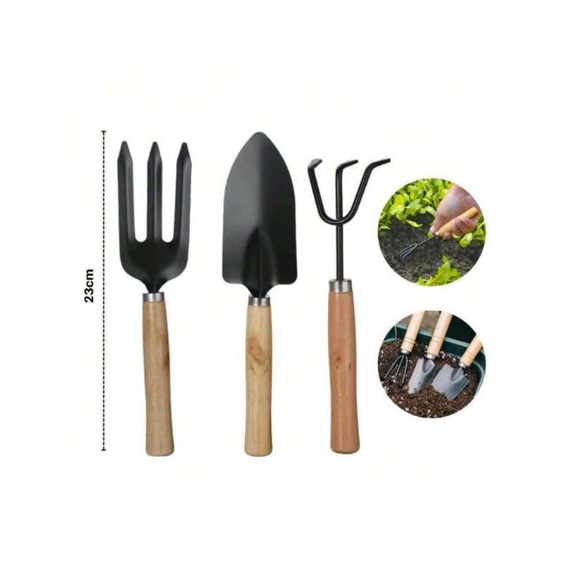 ferramentas para jardinagem kit com 3