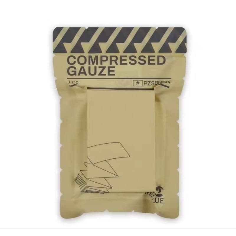 Combat Gauze Rhino Rescue  Gaze Esterilazada a Vácuo em "Z" NOVA EMBALAGEM - APH/IFAK