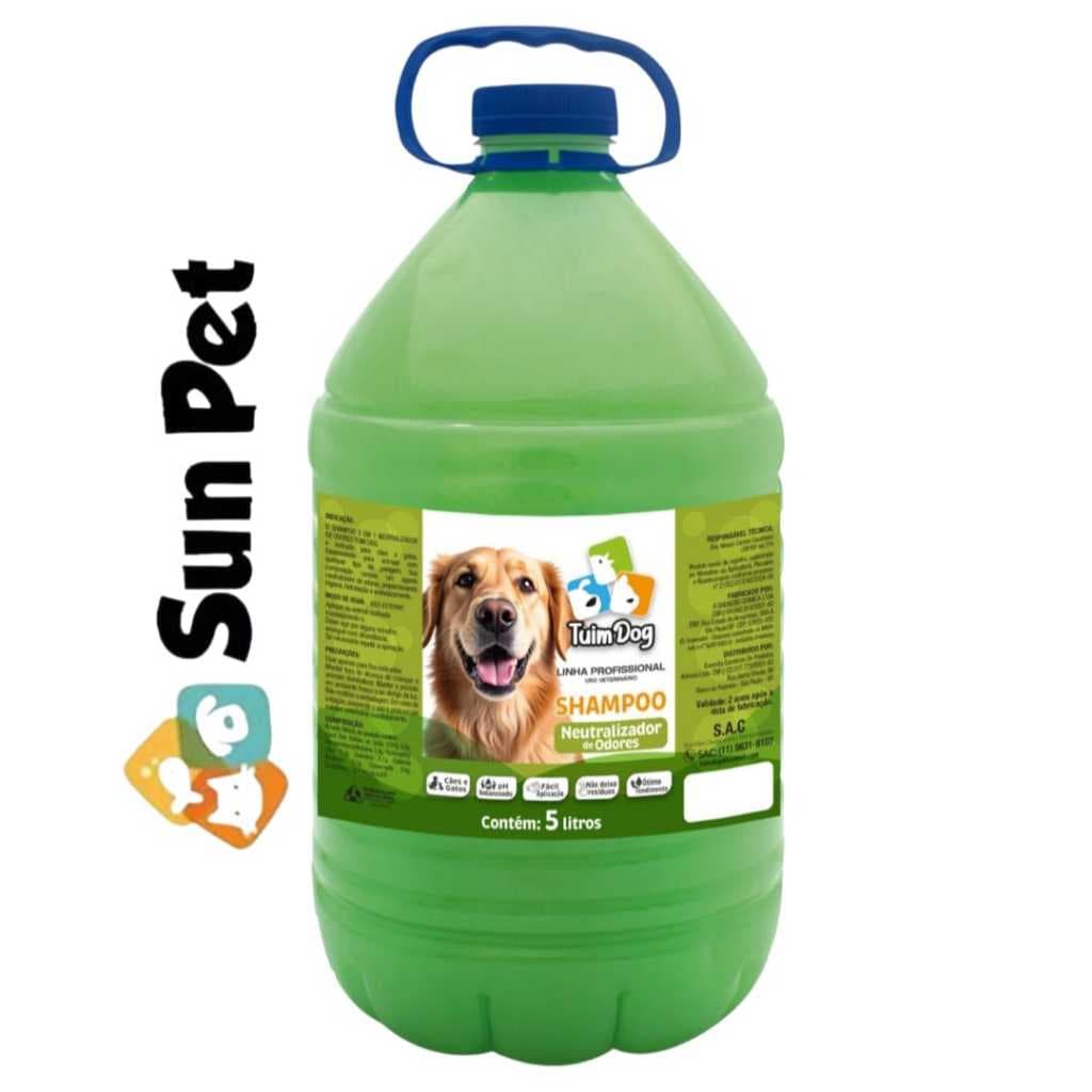 Shampoo Pet Cães e Gatos Neutralizador 5 Litros TUIMDOG Pet Shop Banho e Tosa