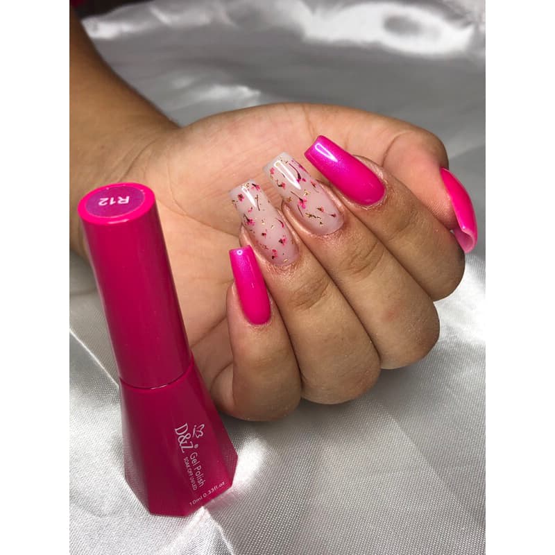 Esmalte em Gel D&Z 10 ml Linha Luxo Rsas PINK Promoção Lirio Bella Rosa